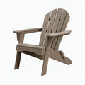Adirondack Gartenstuhl 80 x 84 x 100 cm Kunststoff Taupe klappbar