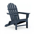 Adirondack Gartenstuhl 79 x 88 x 96 cm aus Kunststoff in Anthrazit für den Außenbereich